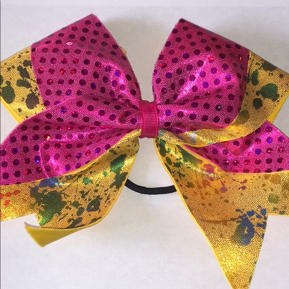 🎀 Bow - Pink/Gold - Picture 3 of 3